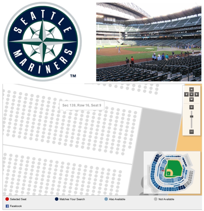 Safeco Field layout for website